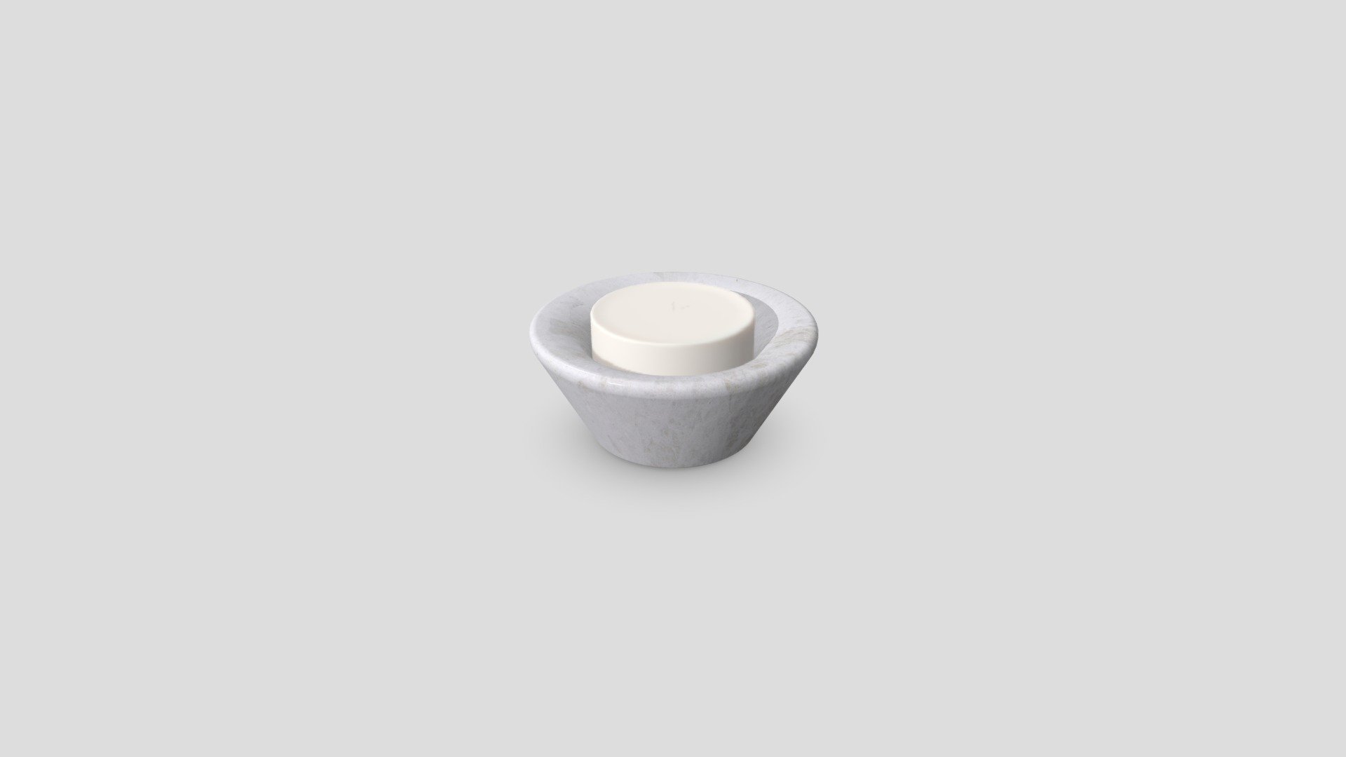Vanilla Ice Marble Candle Holder