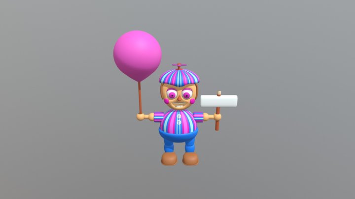 JJ (Balloon Girl) 3D Model