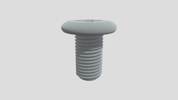 Unc Screw Phillips Pan Head 8mm – Modello 3D gratuito STL