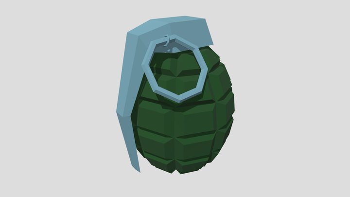 Granade - Low Poly 3D Model