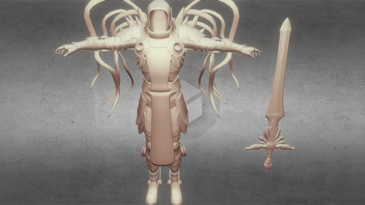 Tyrael 3D Model