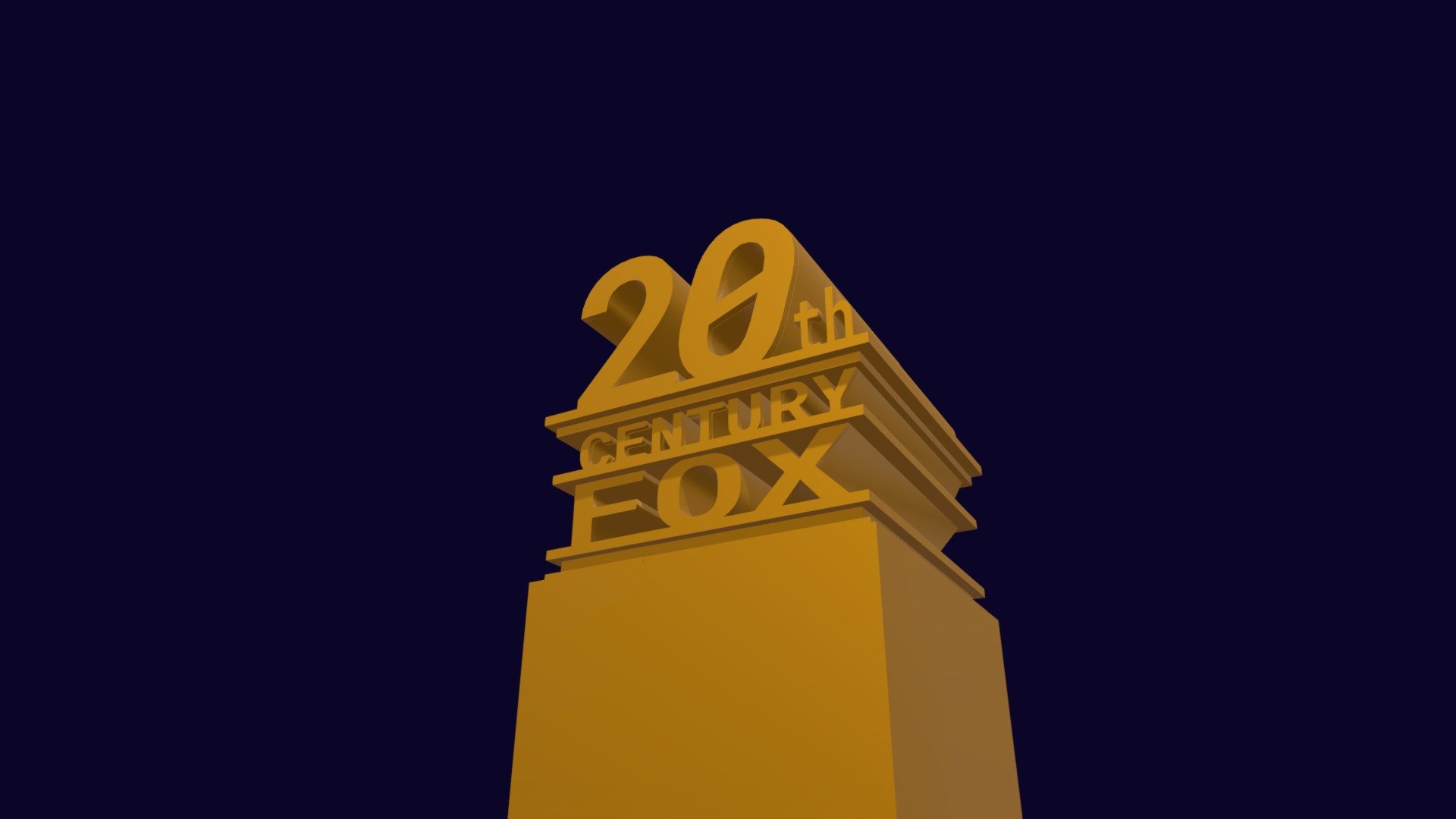 20th Century Fox Logo 1953 Remake 3d Model By Valentinothemodelguy ...