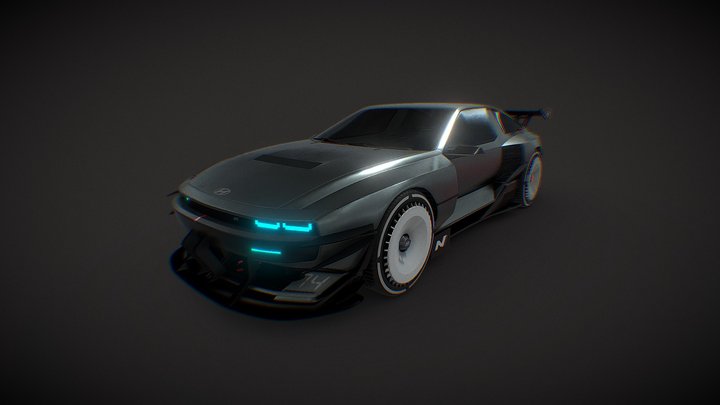 Custom Hyundai N Vision 74 3D Model