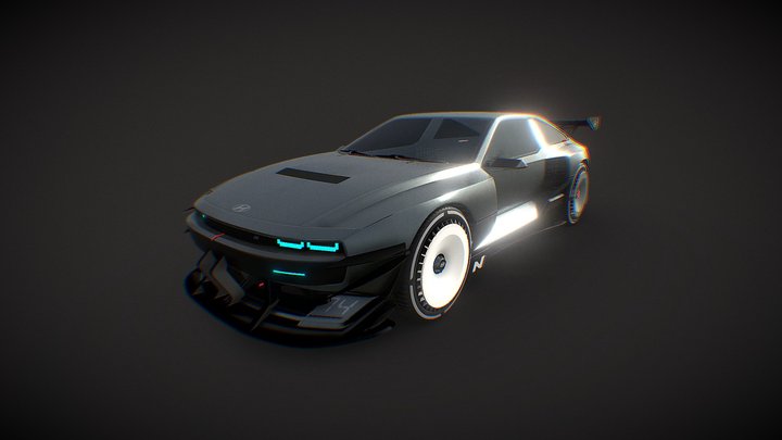Custom Hyundai N Vision 74 3D Model
