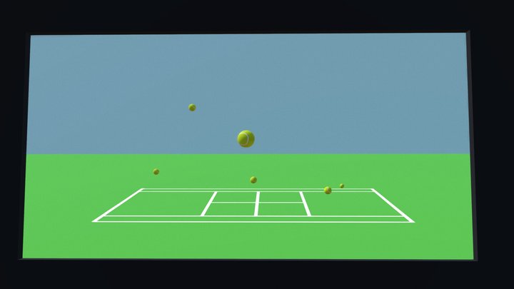 Tennis Block 1 3D Model