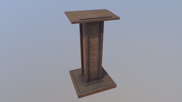 Book Stand 3D Model