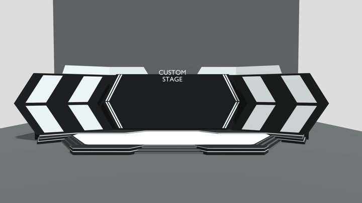CUSTOM Main Stage 3D Model