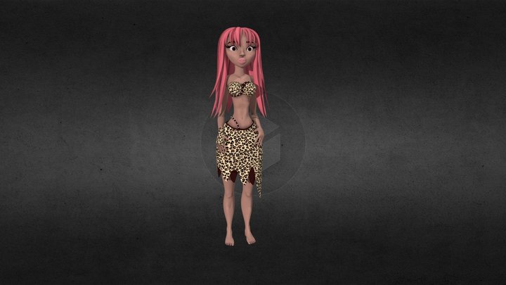 Dancer girl 3D Model