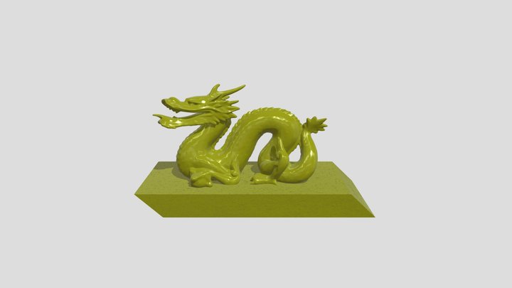 Dragon Trophy 3D Model