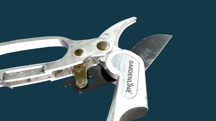 Gardenline Garden Pruning Shears 3D Model