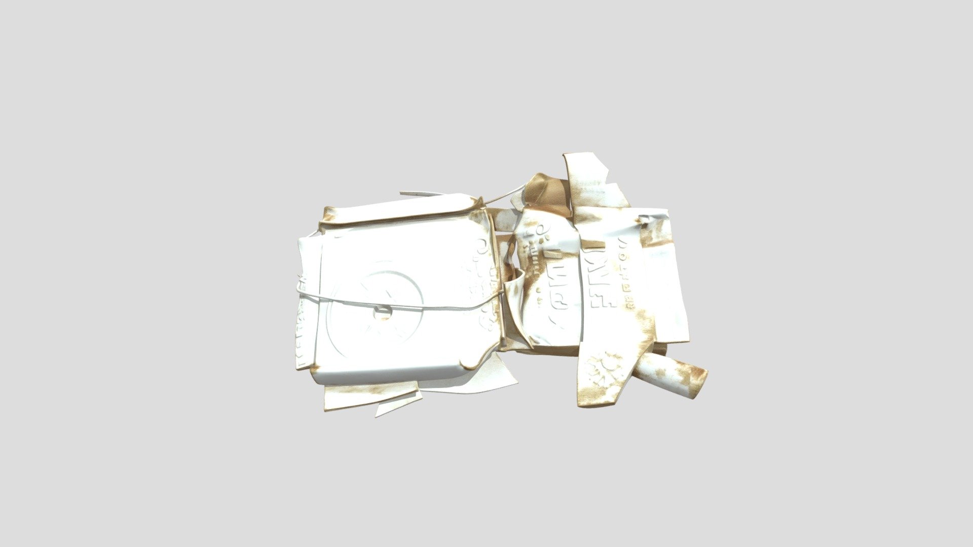 smashed box - 3D model by keatlegile1 [fb79d82] - Sketchfab