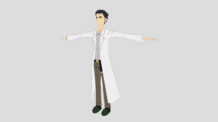Okabe Rintaro 3D Model
