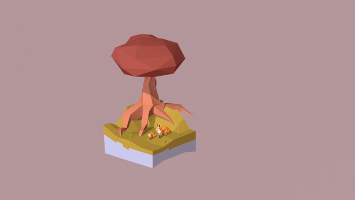 Fox 3D Model