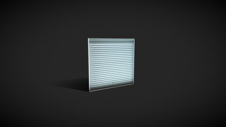 Garage Door 01 3D Model