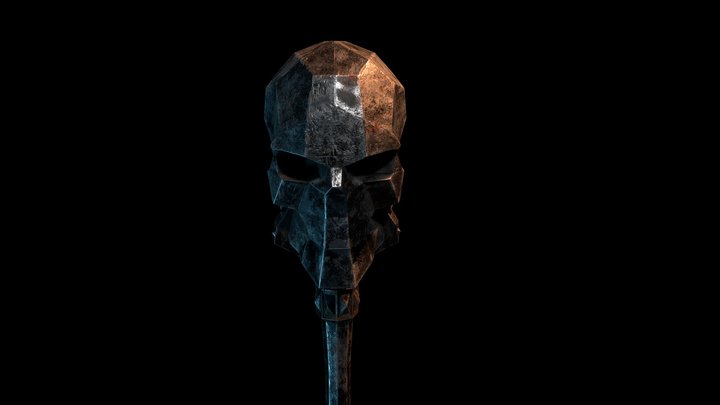 Skull Scepter 3D Model