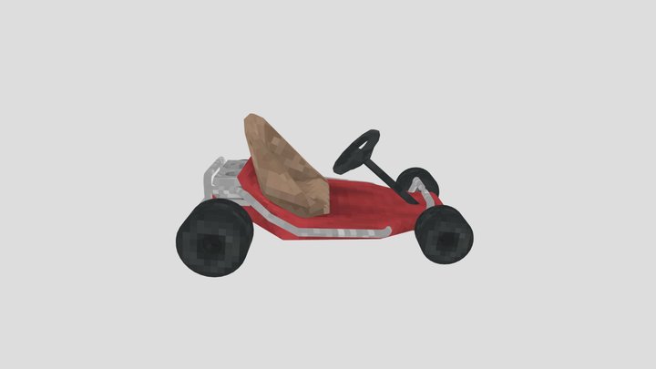 Super Mario's Kart 3D Model
