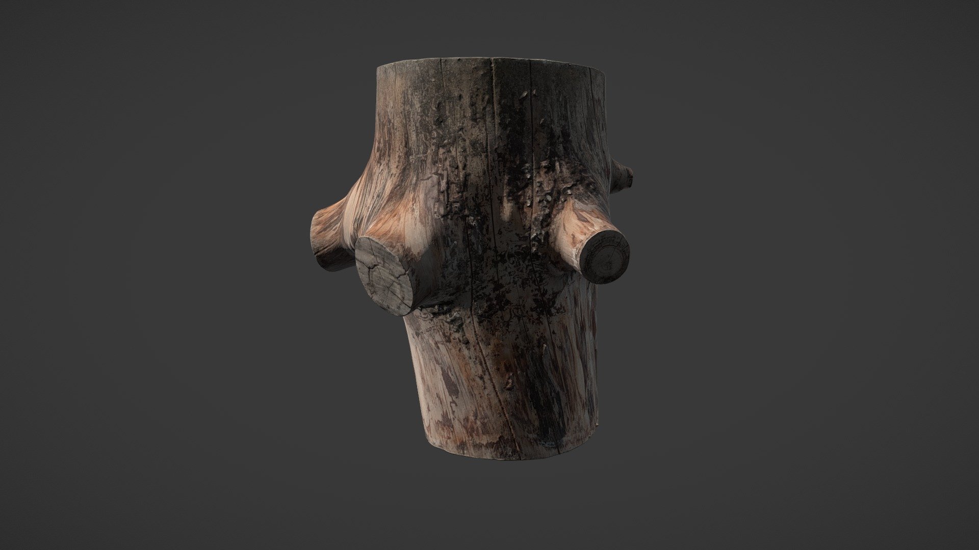 Tree Log Model (Optimized) - Download Free 3D model by x12Studio ...