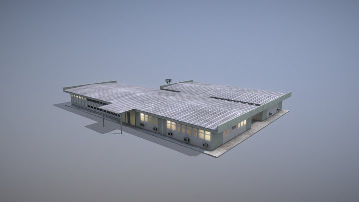MilitaryBase_PortoVelho_Hospital 3D Model