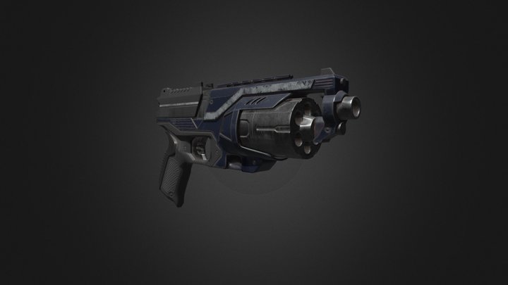 Nerf Gun Portfolio 3D Model
