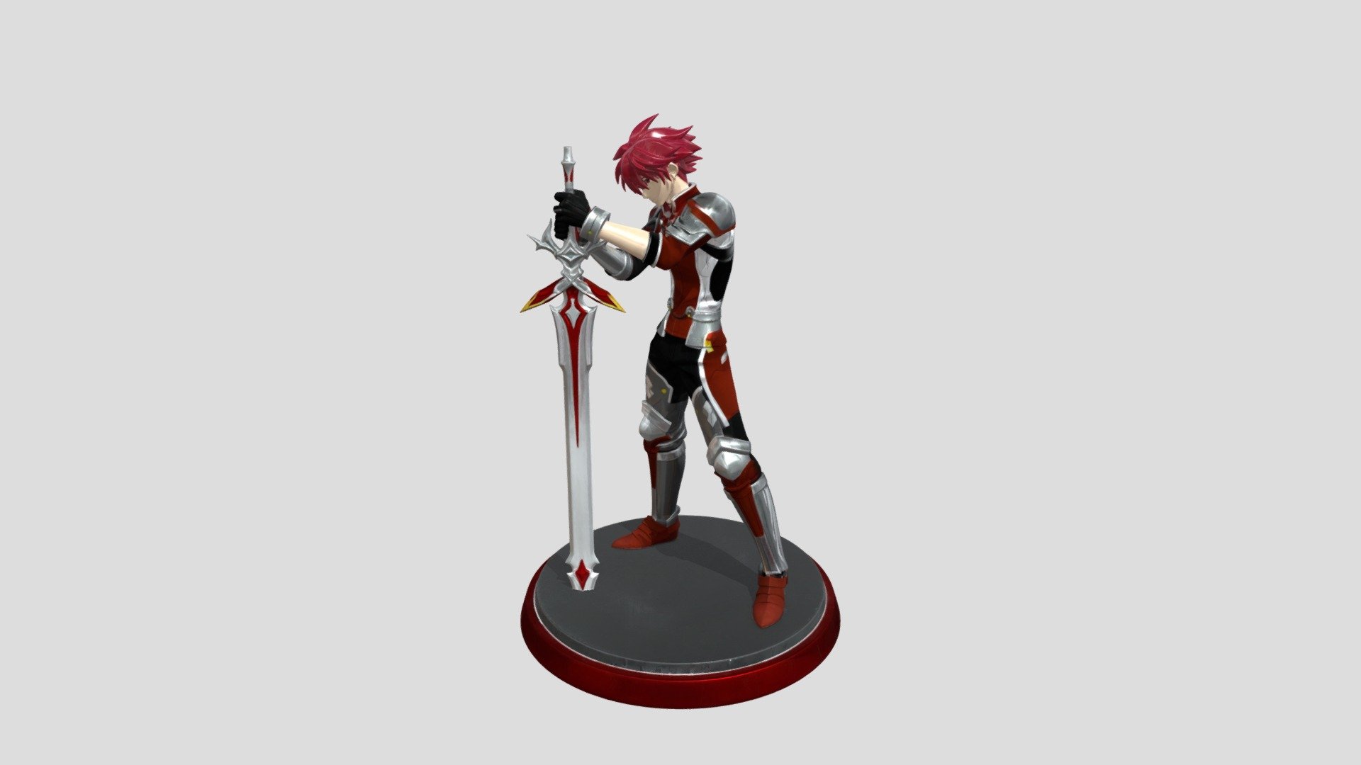 Knight Elsword - Download Free 3D model by SadBob45328 [fb7e78a ...