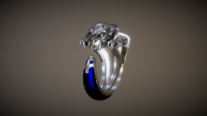 Vampire Ring 3D Model