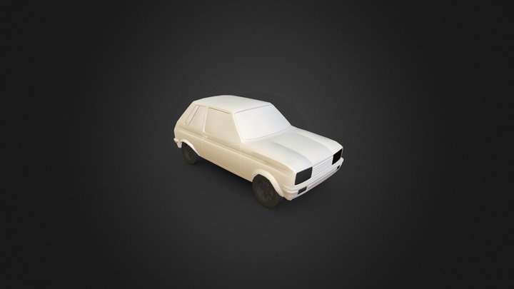 Peugeot 104 ZS2 1979 3D Model
