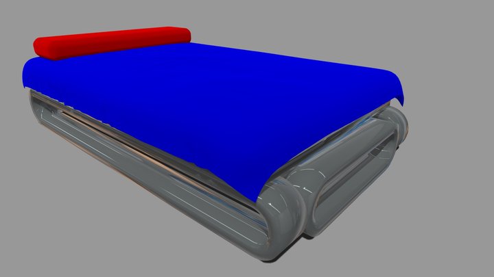 bed 3D Model