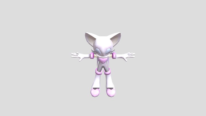 Sonic Team Racing://Rouge [FBX] 3D Model