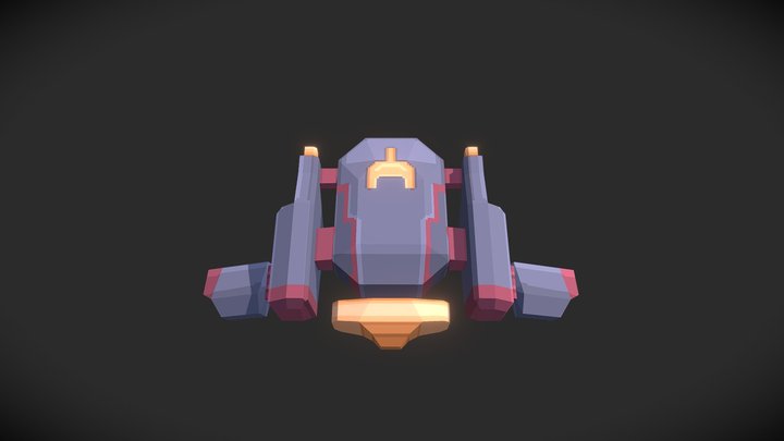 Ship Pixel 1A 3D Model