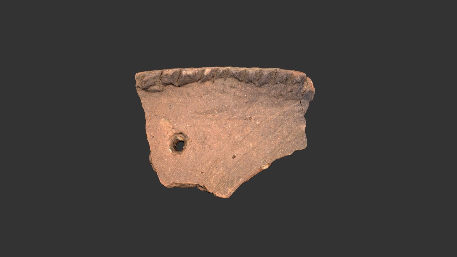 Gaston Simple Stamped Rimsherd (619p1266-2)