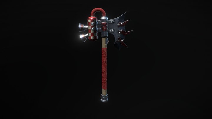 Orc axe stylized 3D Model