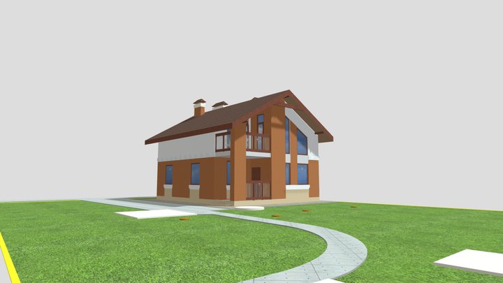 Садовий буд - Пролісок Демянів Лаз 3D Model