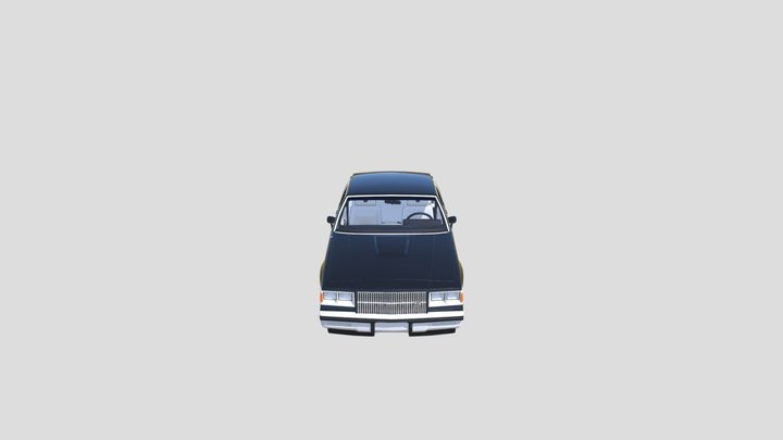 buick regal 1987 3D Model