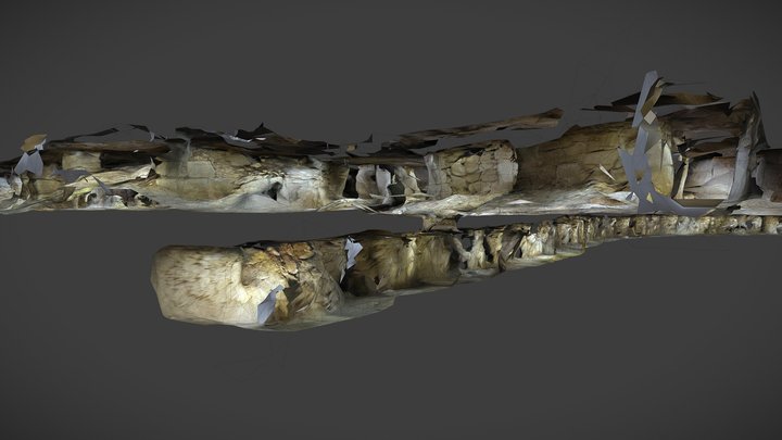 Extrait relevés 3D - Carrières de Bagneux 3D Model