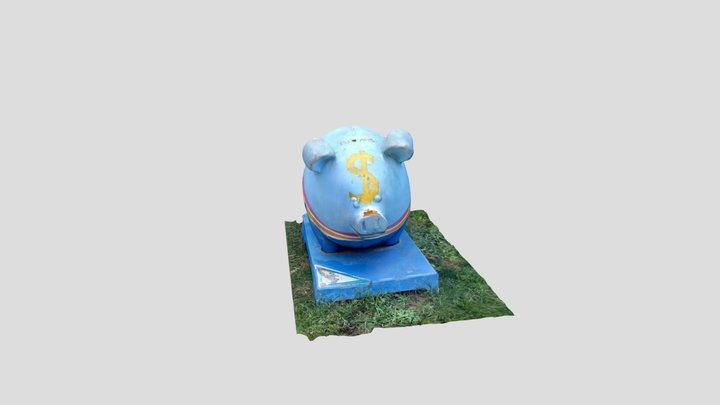Decorative Pig 3D Model