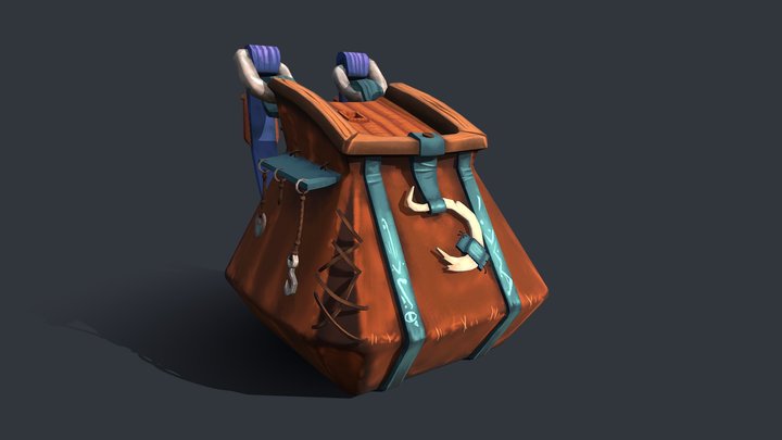 Fishing Bag 3D Model