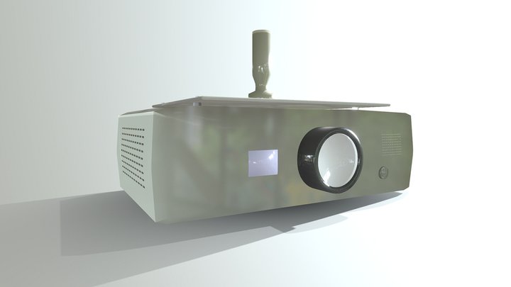 Simple projector 3D Model