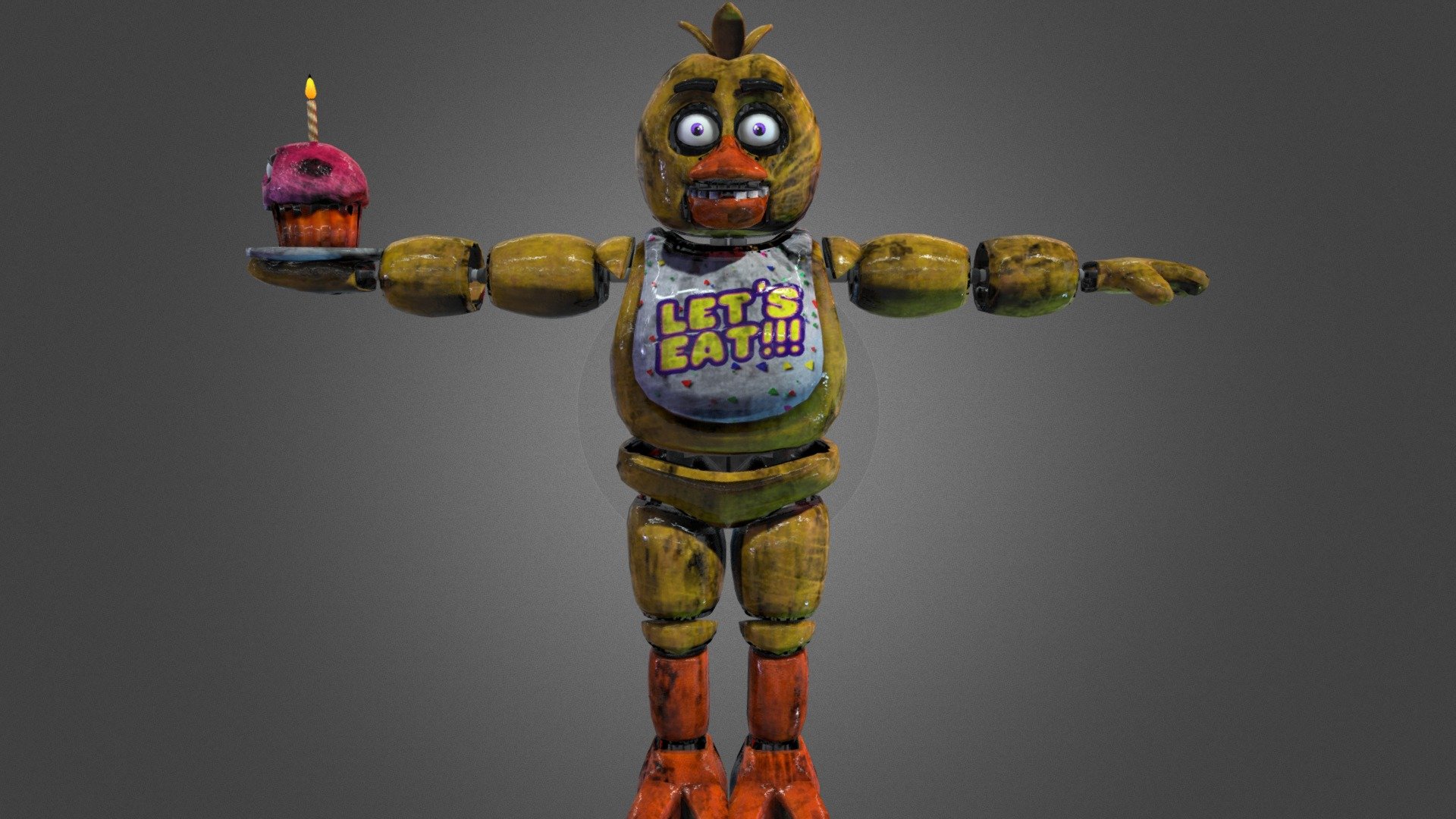 Chica the Chicken | Special Delivery - Download Free 3D model by