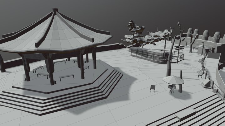 NamSan Tower 3D Model