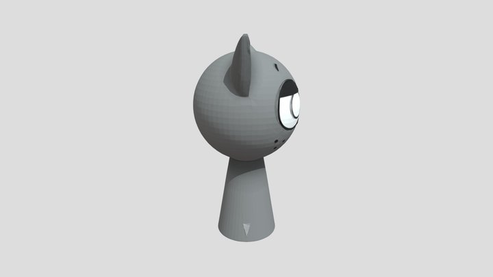 Stylized Gray from Sprunki 3D Model