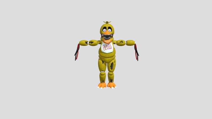 Splinks_ Withered_ Chica – Modello 3D gratuito STL