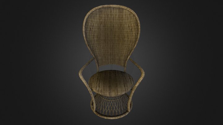 Rattan chair 3D Model