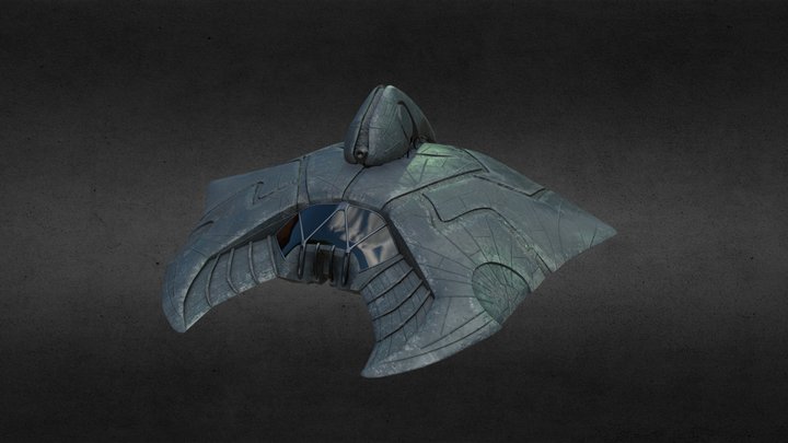 Independence Day Alien Attacker 3D Model
