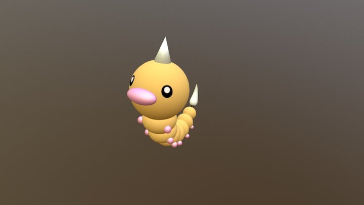 13 - Weedle 3D Model