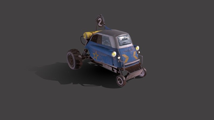 Buggy Сustom Сar 3D Model