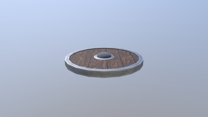 Test Texture - Shield 3D Model