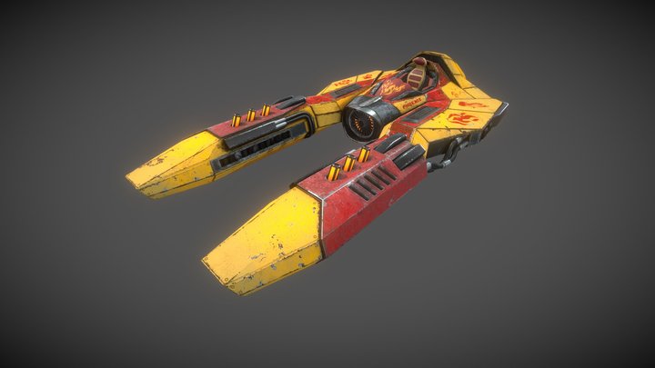 Phoenix Racer 3D Model