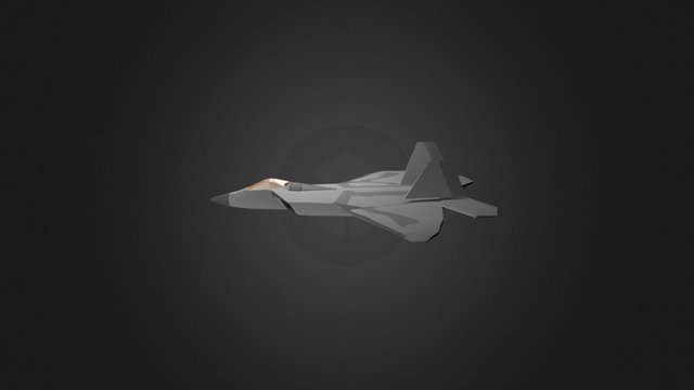 F-22 Raptor 3D Model