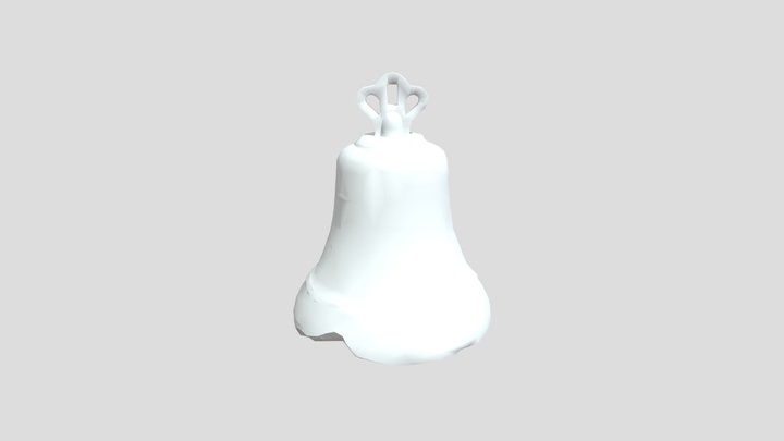 Acient Bell with totems 3D Model