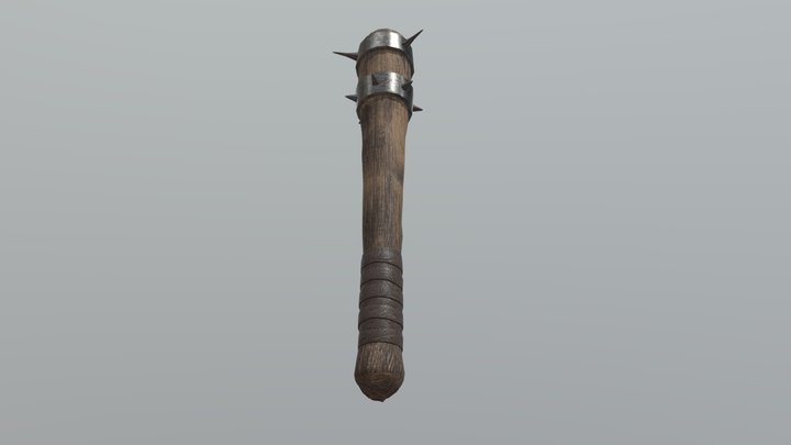 Medieval Cudgel 3D Model